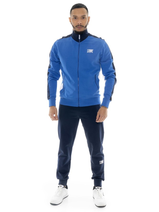 Bluza z bawełna z pełny zamek błyskawiczny na co dzień