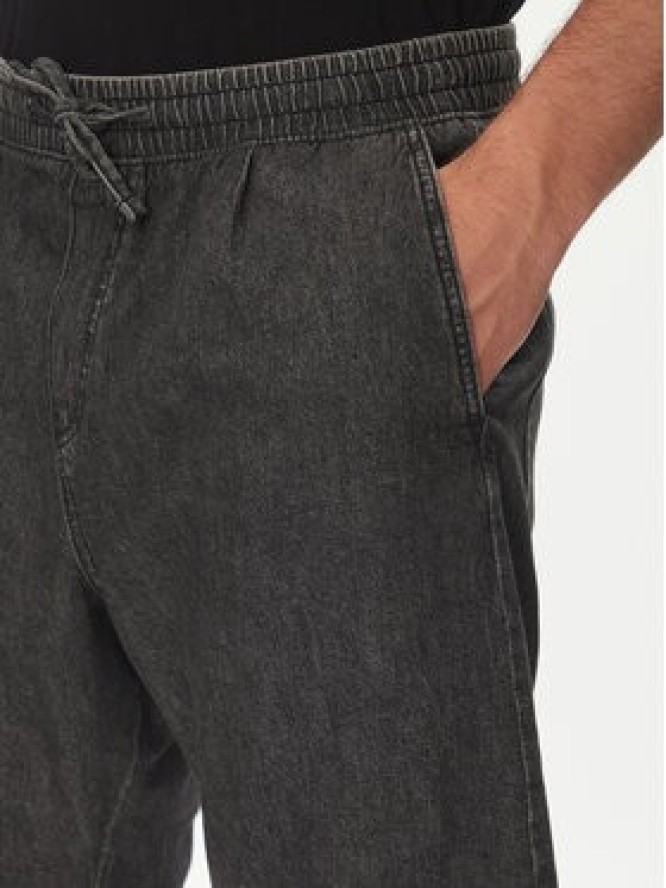 Jack & Jones Szorty jeansowe Tony 12270251 Czarny Relaxed Fit