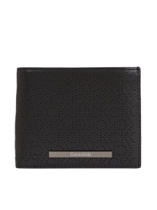 Calvin Klein Portfel Modern Bar Bifold 5Cc W/Coin K50K511835 Czarny