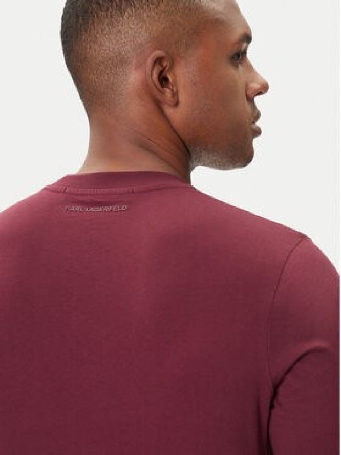 KARL LAGERFELD T-Shirt 755710 554224 Fioletowy Regular Fit