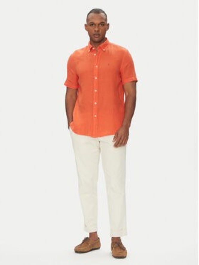 Tommy Hilfiger Koszula MW0MW35207 Pomarańczowy Regular Fit