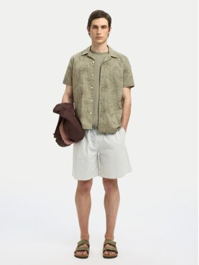 Selected Homme Koszula 16097686 Zielony Regular Fit