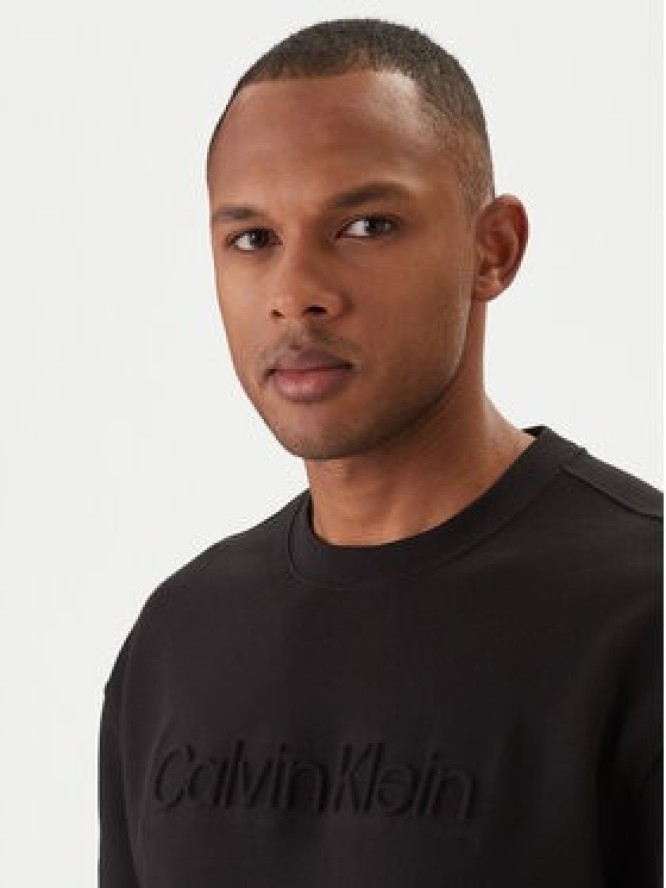 Calvin Klein Bluza Eu Sportswear Graphic LV04LF230G Czarny Regular Fit