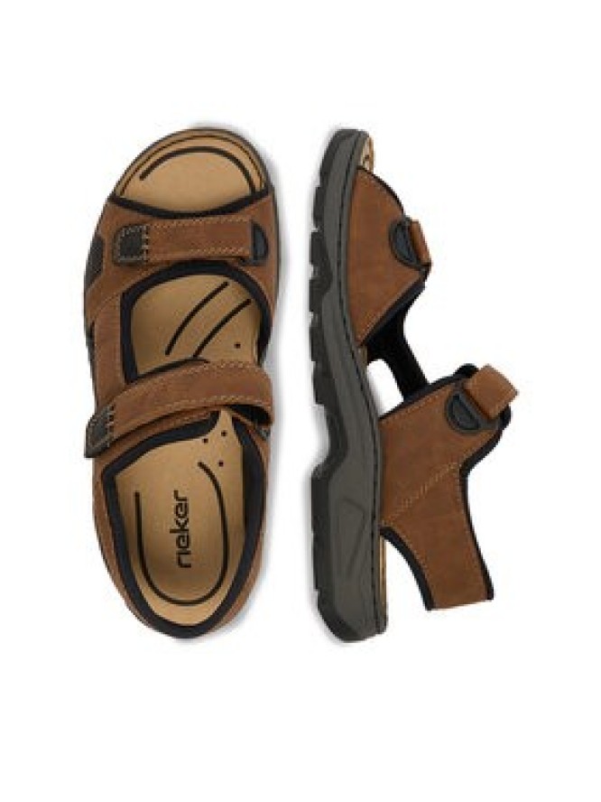 Rieker Sandały CEO-26156-25 Brązowy