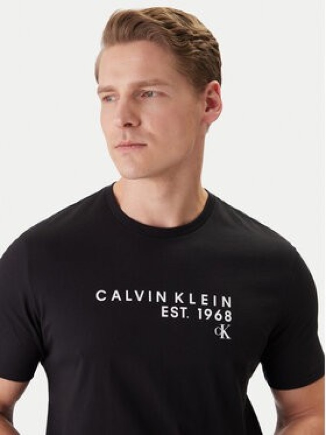 Calvin Klein Jeans T-Shirt LV04RF800G Czarny Classic Fit
