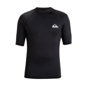 Koszulka krótki rękaw Quiksilver Surf Shirt Rashguard S/SL Surf Tee Black