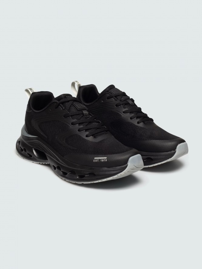 sneakersy męskie czarne rr174022 906