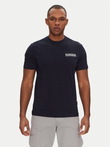 Napapijri T-Shirt S-Vignoni NP0A4ILX Granatowy Regular Fit