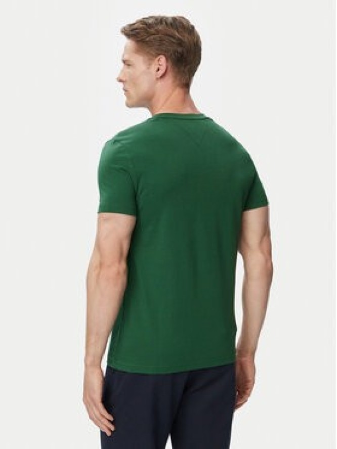 Tommy Hilfiger T-Shirt Logo MW0MW11797 Zielony ciemny Regular Fit