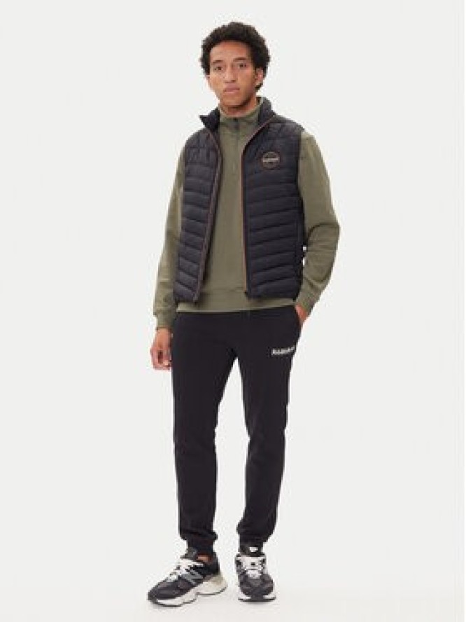 Napapijri Kamizelka A-Lapaz V NP0A4IA6 Czarny Regular Fit