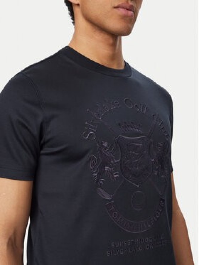 Tommy Hilfiger T-Shirt MW0MW42373 Granatowy Regular Fit