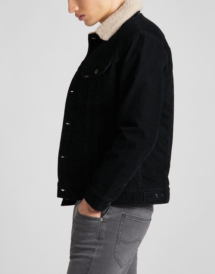 LEE SHERPA JACKET BLACK L87BSE01 112140972