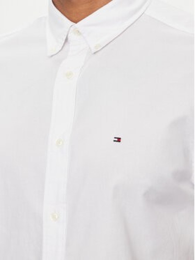 Tommy Hilfiger Koszula 1985 MW0MW33810 Biały Slim Fit