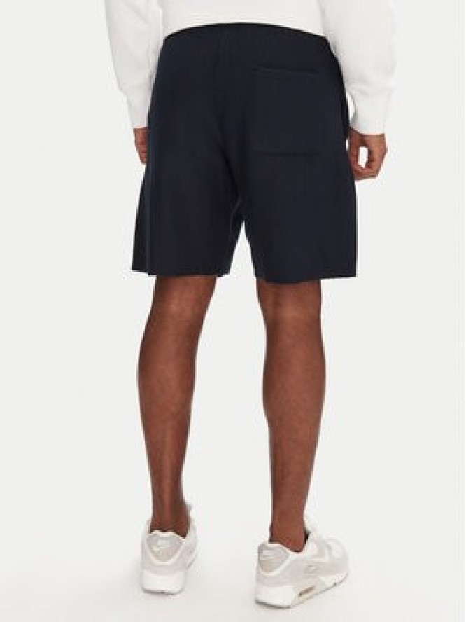 Champion Szorty sportowe 220764 Granatowy Loose Fit