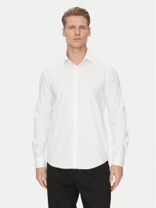 Calvin Klein Koszula K10K114298 Biały Slim Fit