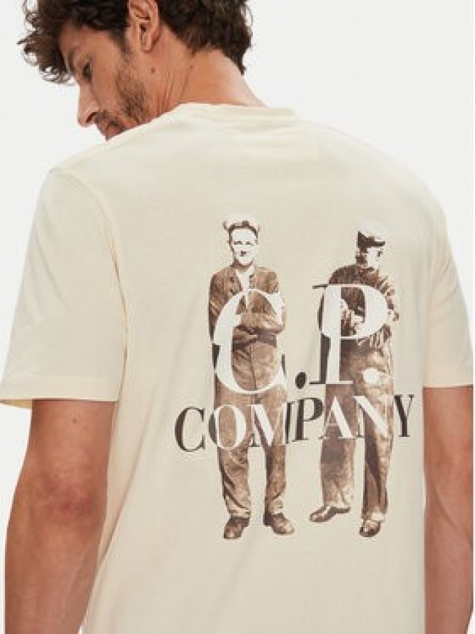 C.P. Company T-Shirt 19CMTS106A006586W Zielony Regular Fit