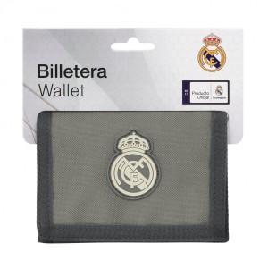 Real Madryt portfel wallet szary