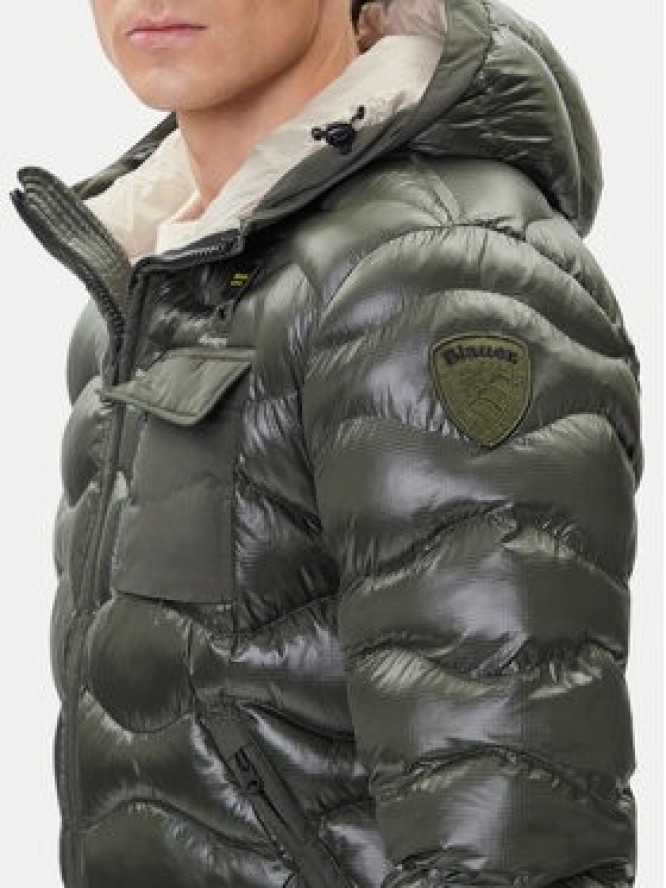 Blauer Kurtka przejściowa 25WBLUC02080 Zielony Regular Fit