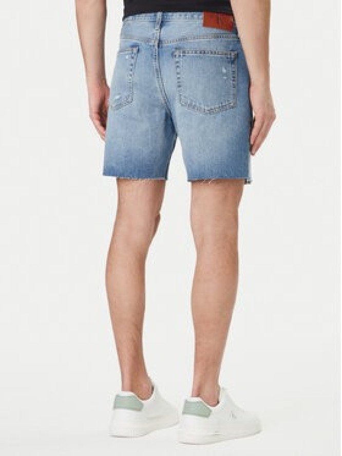 Calvin Klein Jeans Szorty jeansowe LV04RF790G Niebieski Slim Fit
