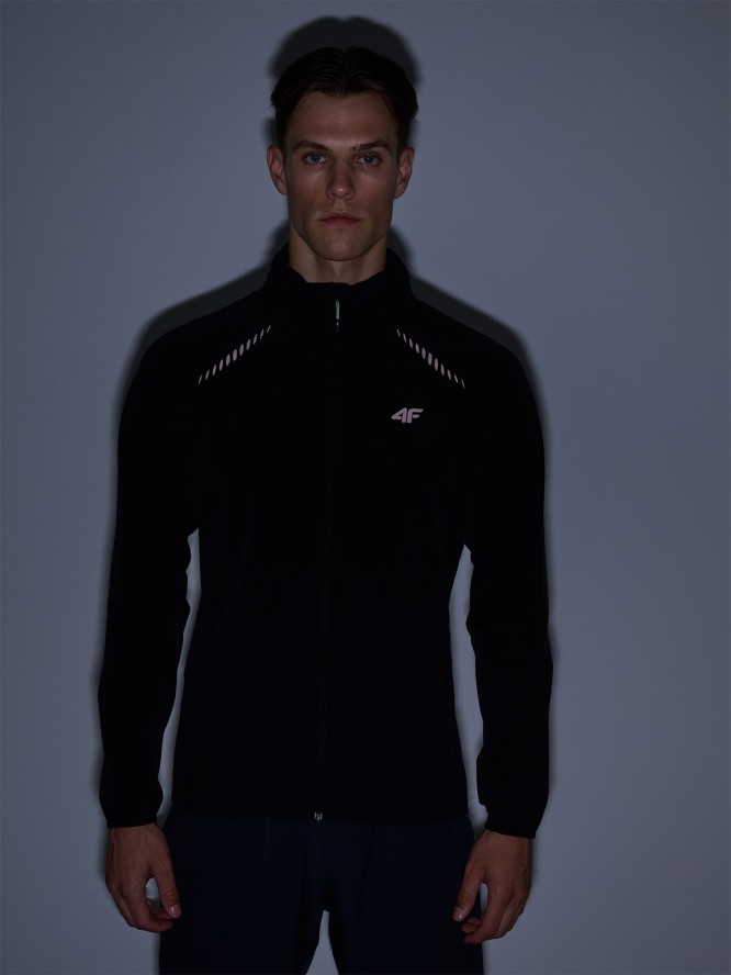 4F Kurtka do biegania Ultralight męska - czarna XL