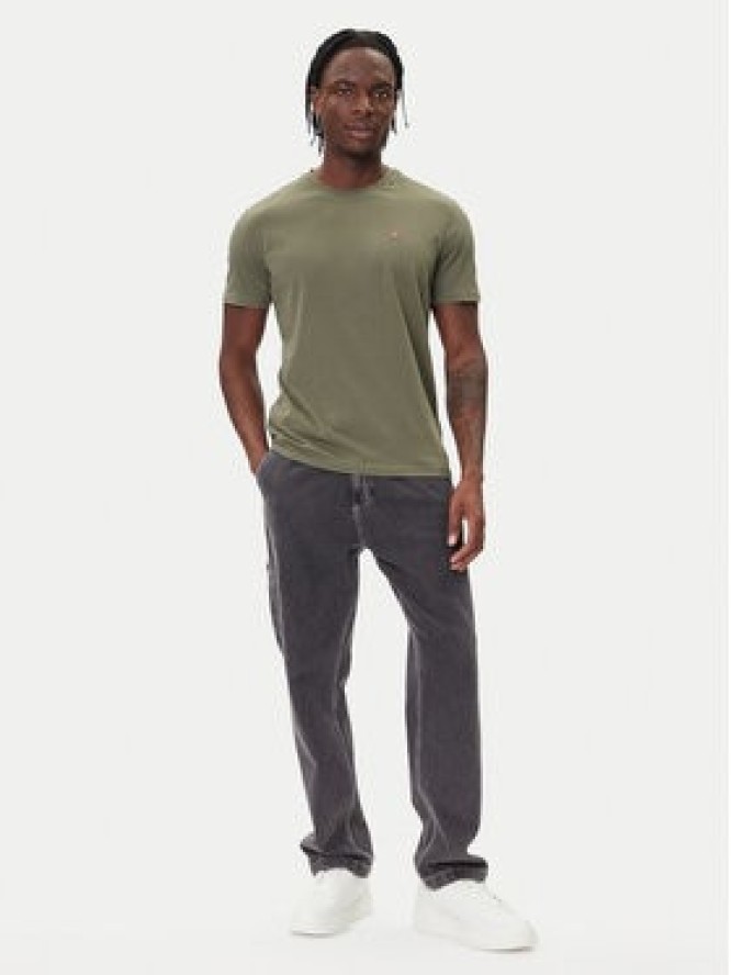Napapijri T-Shirt Salis NP0A4H8D Zielony Regular Fit