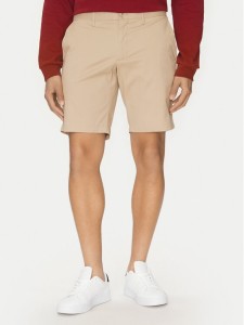 Tommy Hilfiger Szorty materiałowe Brooklyn MW0MW23563 Beżowy Regular Fit