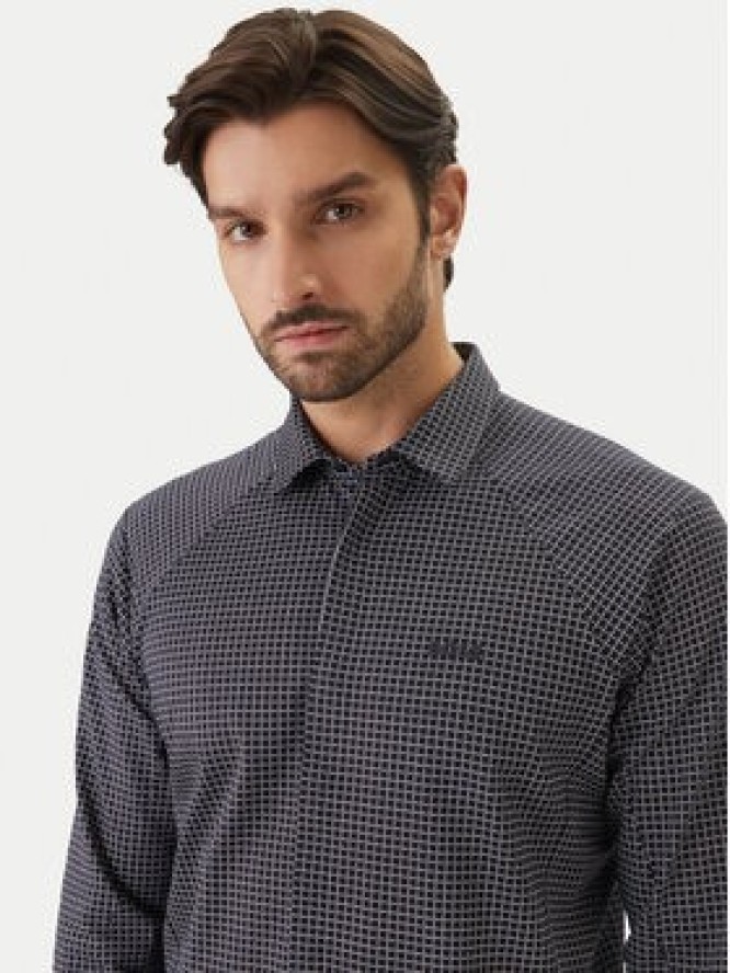 BOSS Koszula Excurse L 50554481 Granatowy Regular Fit