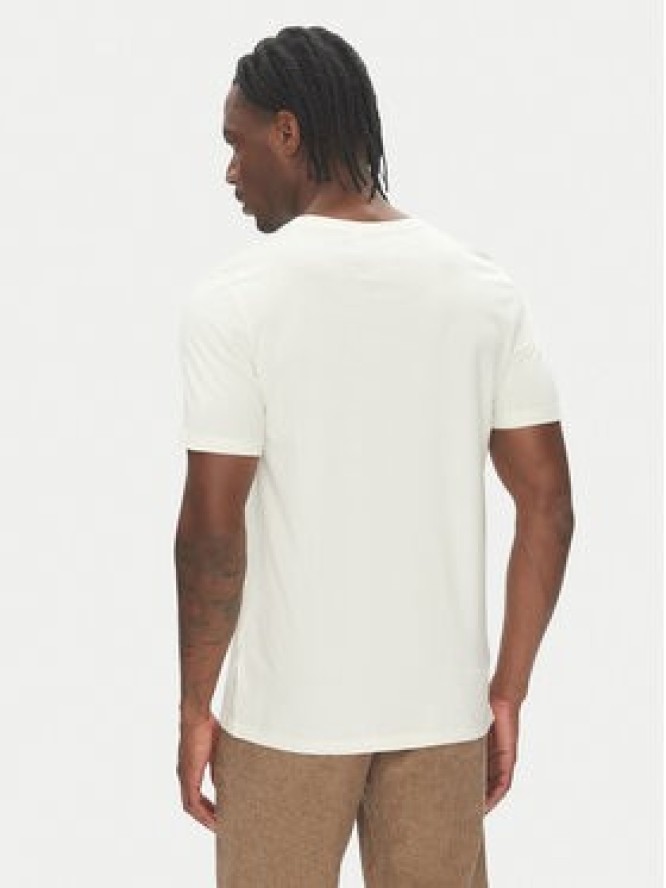 Lindbergh T-Shirt 30-400200 Écru Relaxed Fit
