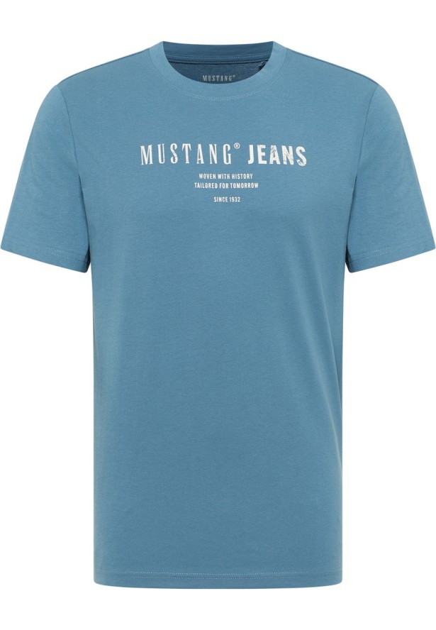 Męski T-Shirt Mustang Style Austin Bluestone 1016867 5180