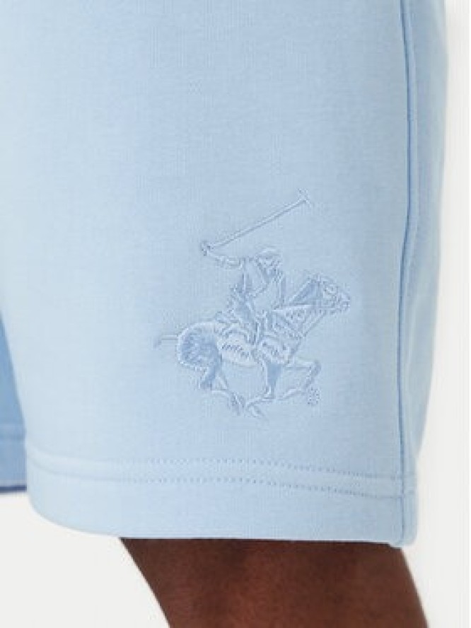 Beverly Hills Polo Club Szorty sportowe M6339B Niebieski jasny Regular Fit