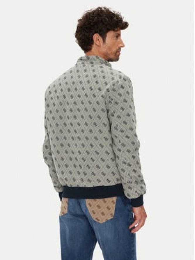 Guess Kurtka bomber M5YL04 WGUE0 Granatowy Regular Fit