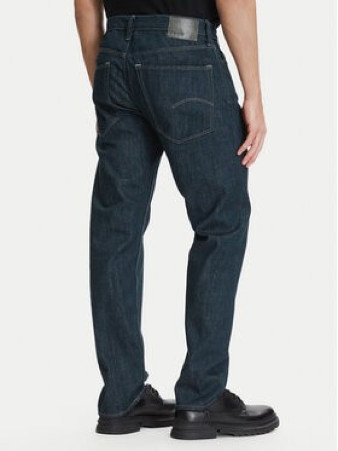 G-Star Raw Jeansy Streem D28534-E541 Granatowy Tapered Fit