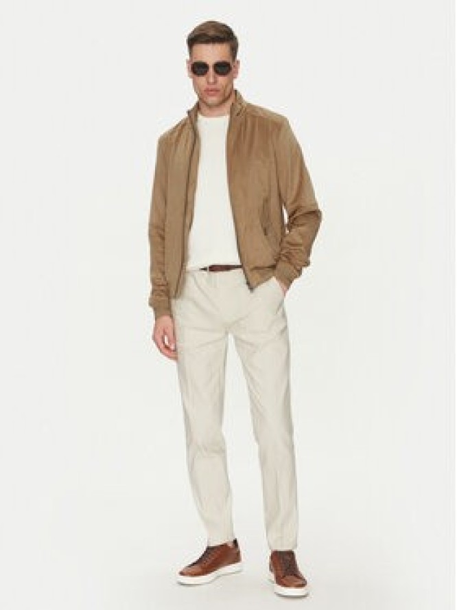 Geox Kurtka z imitacji skóry Blainey M5520P T3196 F5265 Beżowy Regular Fit