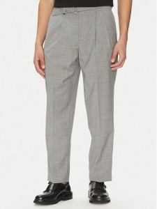 Liu Jo Spodnie materiałowe QA5091 T3991 Szary Regular Fit