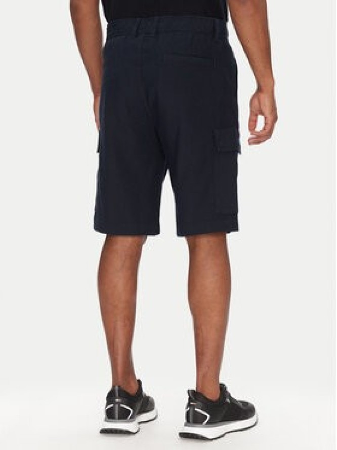 BOSS Szorty materiałowe Sisla-9 50536888 Granatowy Slim Fit