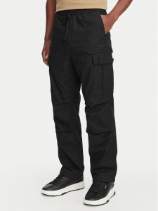 HUGO Spodnie cargo Carlos261 50559453 Czarny Straight Fit
