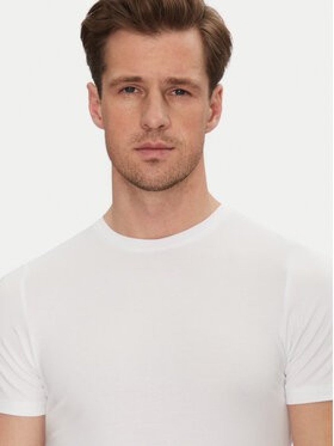 Resteröds Komplet t-shirtów 27040 2 Biały Slim Fit