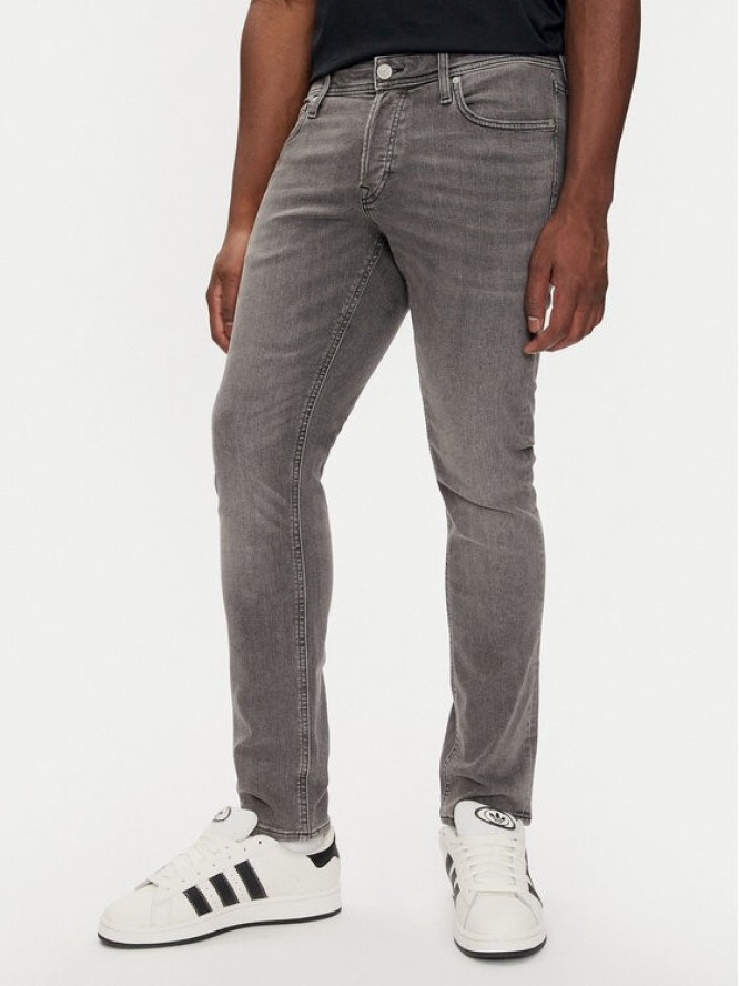 Jack & Jones Jeansy Glenn 12259935 Szary Slim Fit