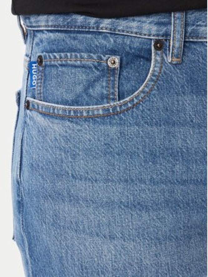 HUGO Jeansy Ash 50563468 Niebieski Slim Fit
