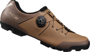 Buty rowerowe XC302 do kolarstwa górskiego, brązowe