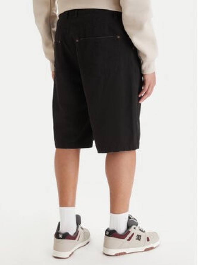 DC Shoes Szorty jeansowe EDYWS03167 Czarny Wide Leg