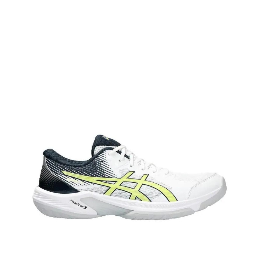 Buty do koszykówki ASICS Beyond FF Biało/Żółty fluorescencyjny