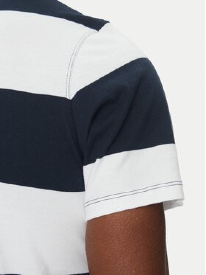 Barbour T-Shirt Whalton MTS1255NY91 Granatowy Tailored Fit