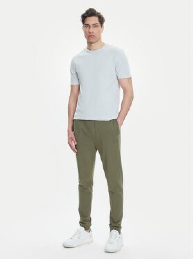 BOSS Spodnie dresowe Sestart 50509303 Zielony Regular Fit