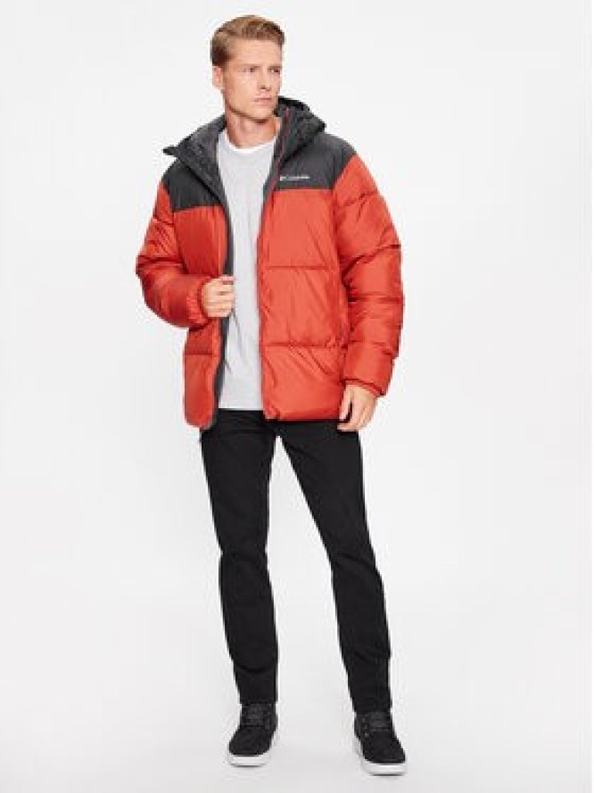 Columbia Kurtka zimowa Puffect™ Hooded Jacket 200841 Pomarańczowy Regular Fit