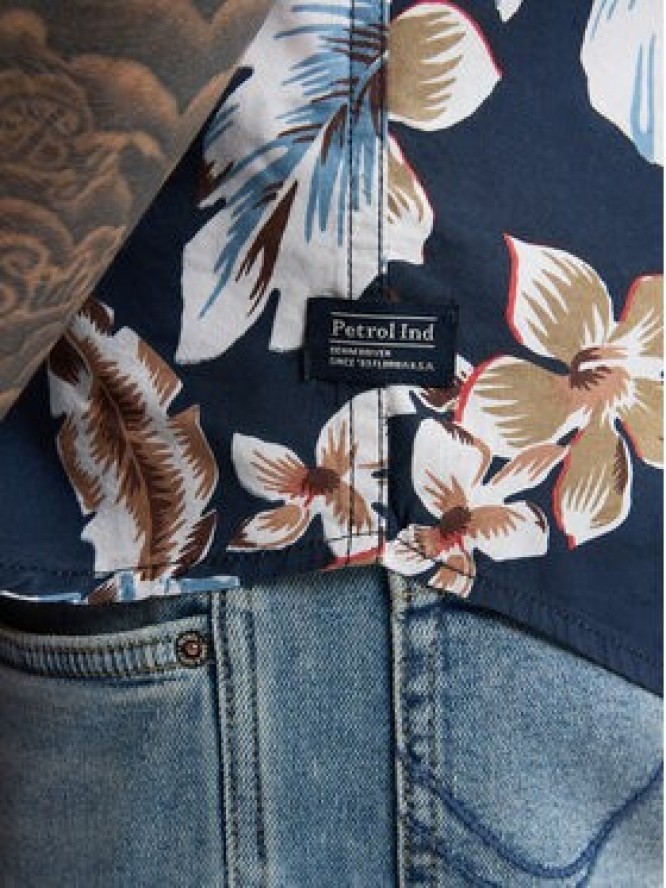 Petrol Industries Koszula M-1050-SIS418 Granatowy Regular Fit