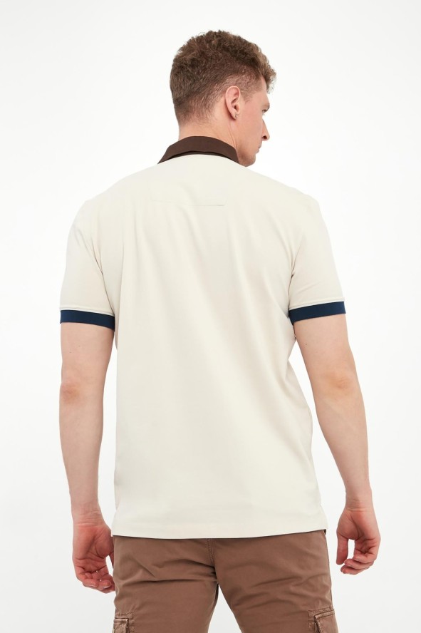 Polo męskie z haftem AERONAUTICA MILITARE