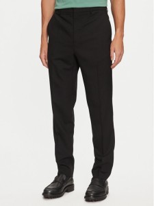 AMI Paris Spodnie materiałowe HTR013.WV0044 Czarny Regular Fit