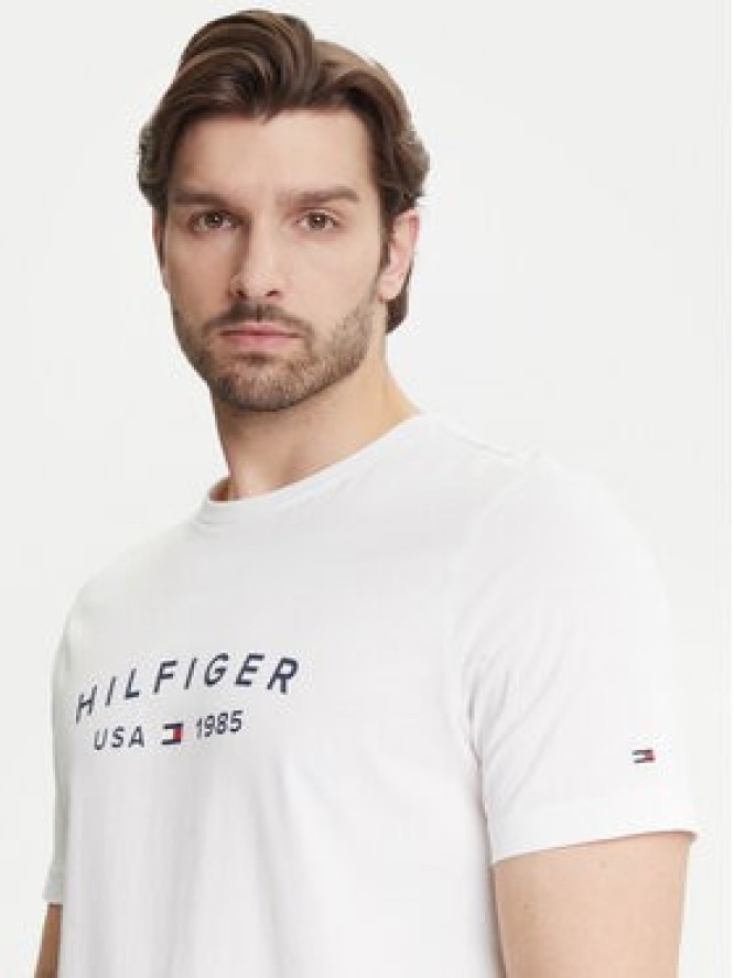 Tommy Hilfiger T-Shirt Fathers Day MW0MW39356 Biały Regular Fit