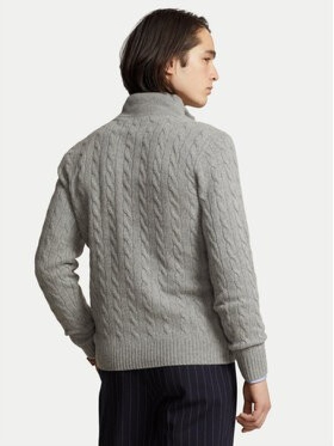 Polo Ralph Lauren Sweter 710876766008 Szary Regular Fit